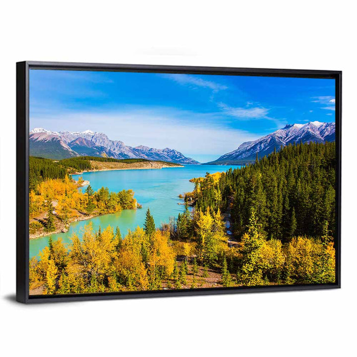 Abraham Lake Shoreline Wall Art