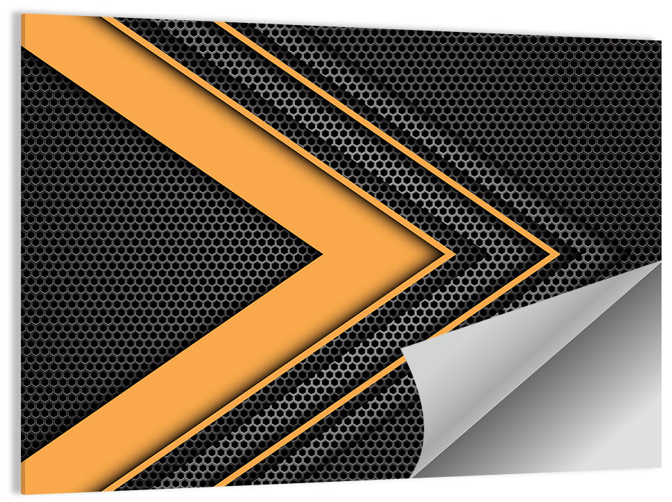 Layered Chevron Arrow Abstract Wall Art