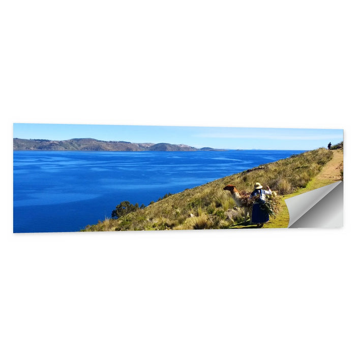 Moon Island Hillside, Lake Titicaca Wall Art as a poster print