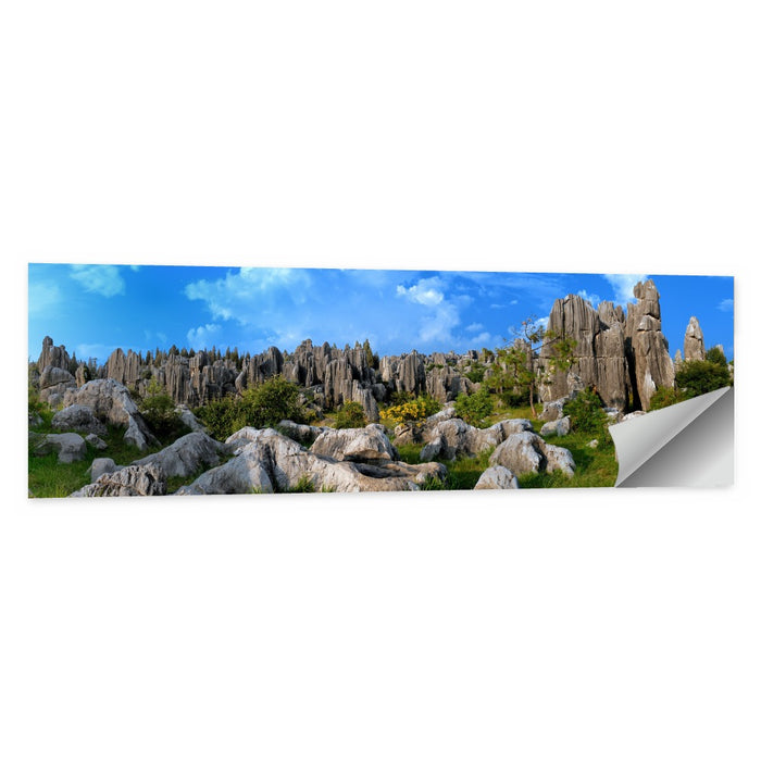 Shilin Stone Forest Wall Art as a poster print