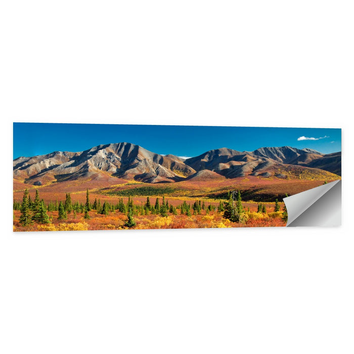 Denali Autumn Peaks Wall Art as a poster print