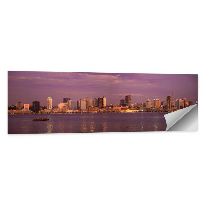 Luanda Skyline at Dusk Wall Art as a poster print
