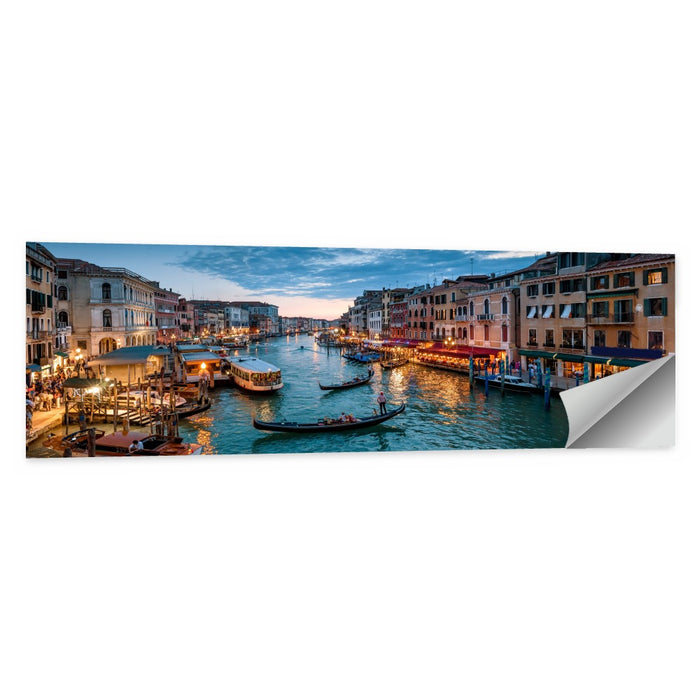 Venice Grand Canal at Dusk Wall Art as a poster print
