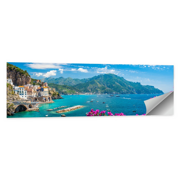Positano Cliffside, Amalfi Coast Wall Art as a poster print