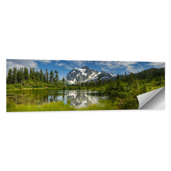 Mt Shuksan from Picture Lake Wall Art as a poster print