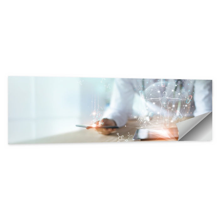 Holographic Human Anatomy Wall Art as a poster print