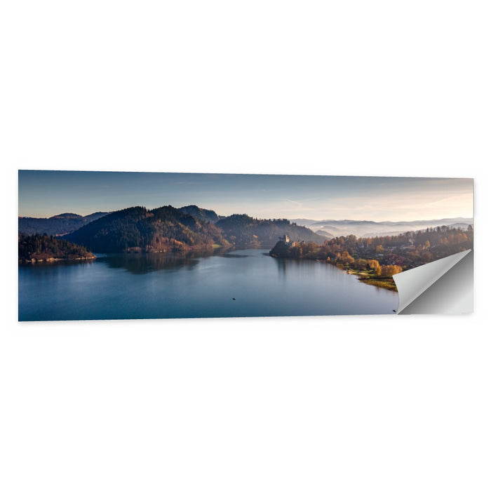 Niedzica Castle on Czorsztyn Lake Wall Art as a poster print