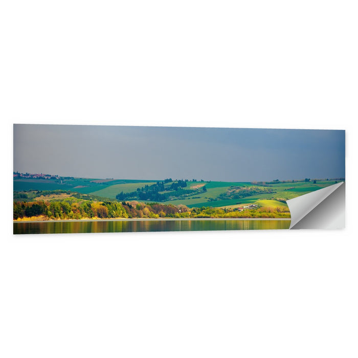 Liptovska Mara Lake Reflection Wall Art as a poster print