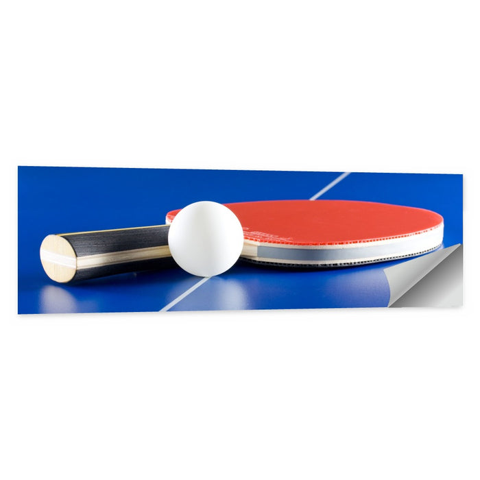 Table Tennis Paddle Close-up Wall Art as a poster print