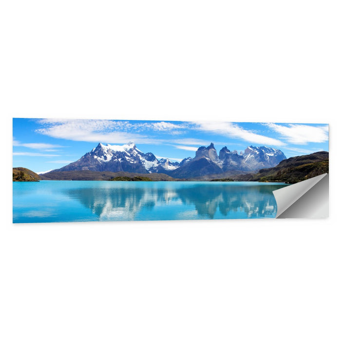 Torres Del Paine Reflection Wall Art as a poster print