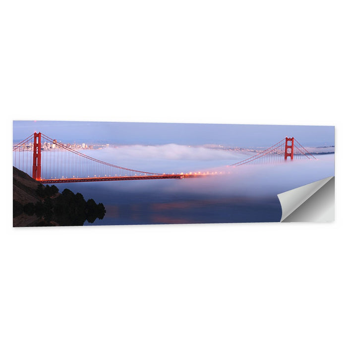 Golden Gate Bridge at Dusk Wall Art as a poster print