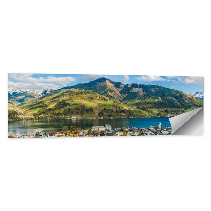 Zell Am See Lake View Wall Art as a poster print