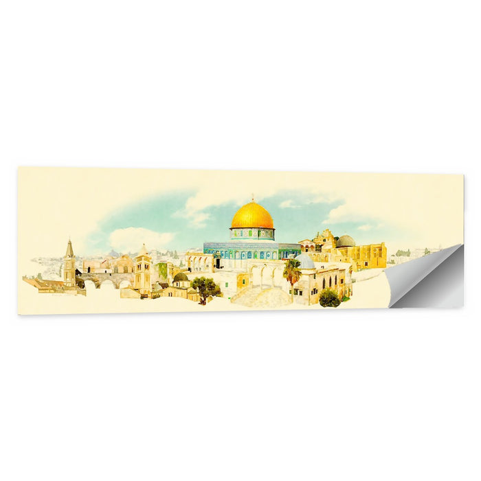 Golden Dome of the Rock, Jerusalem Wall Art as a poster print