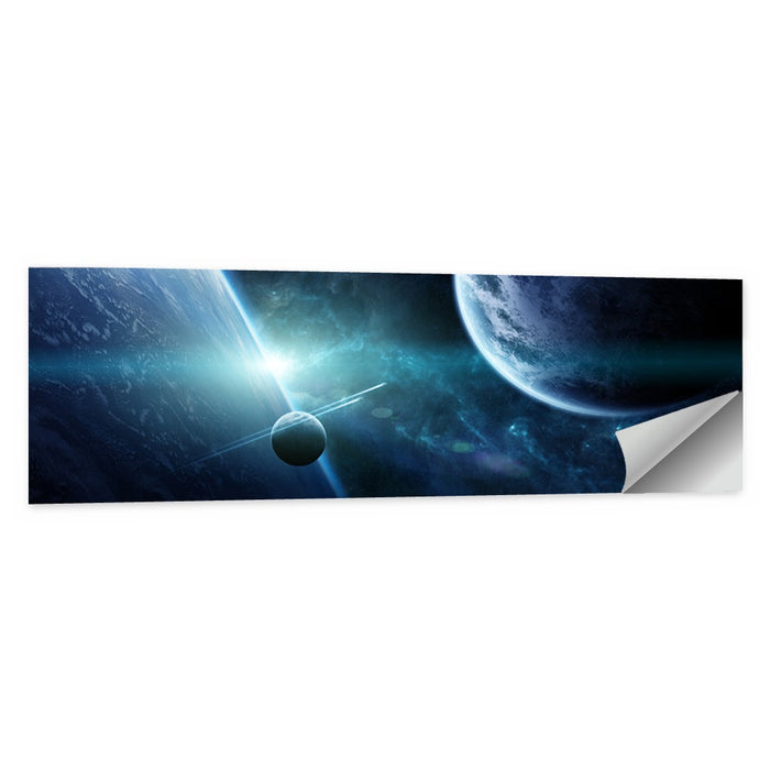 Distant Planetary System Wall Art as a poster print