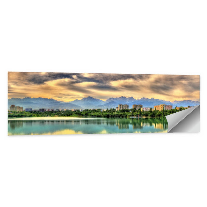 Sairan Reservoir, Almaty Wall Art as a poster print