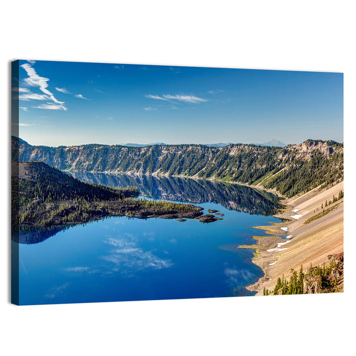 Crater Lake Caldera View Wall Art as a canvas print