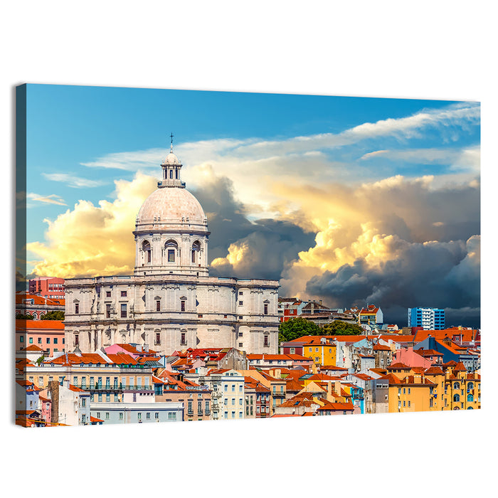 Santa Engrácia Dome, Lisbon Wall Art as a canvas print
