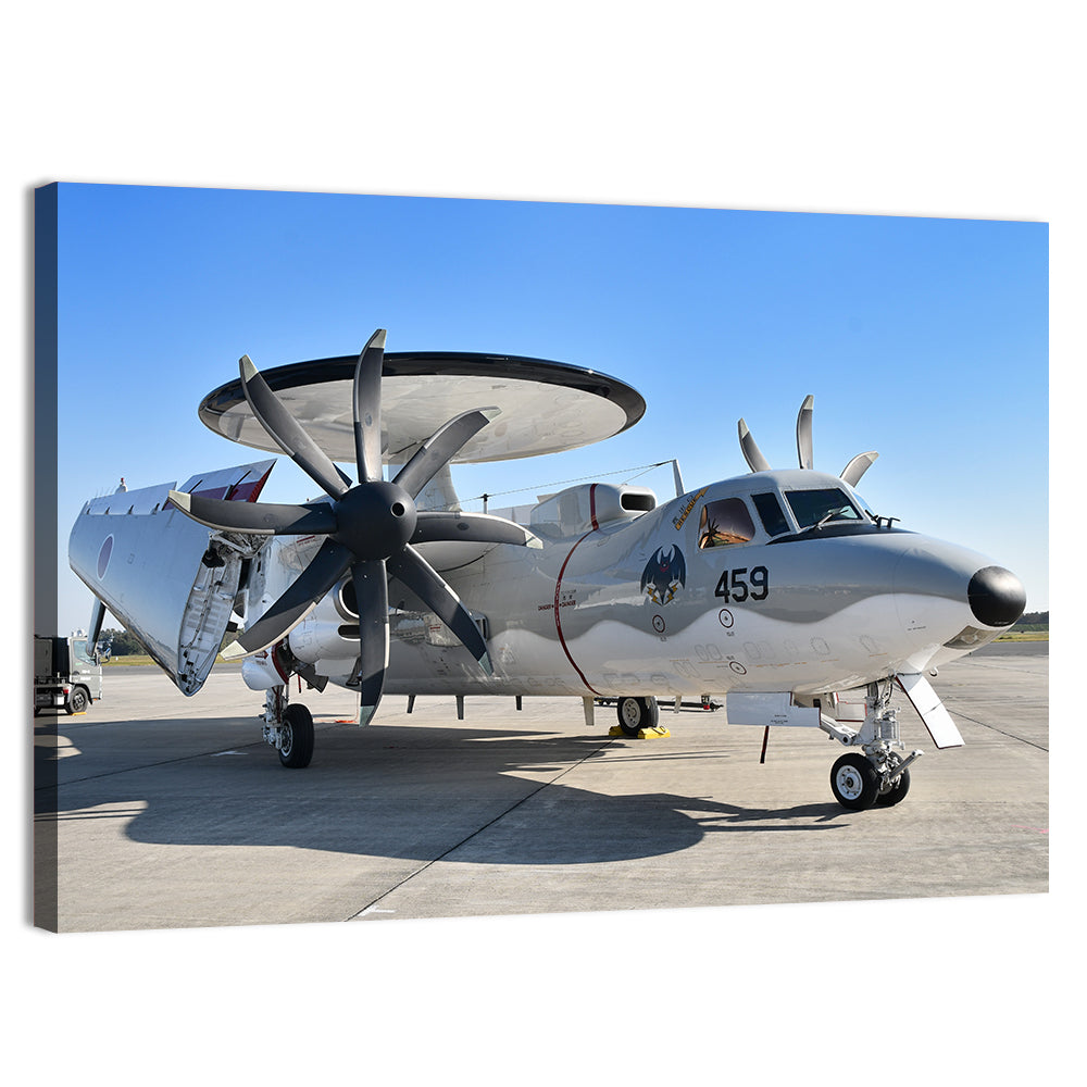 Asdf E-2c Side Profile Wall Art, canvas print, landscape
