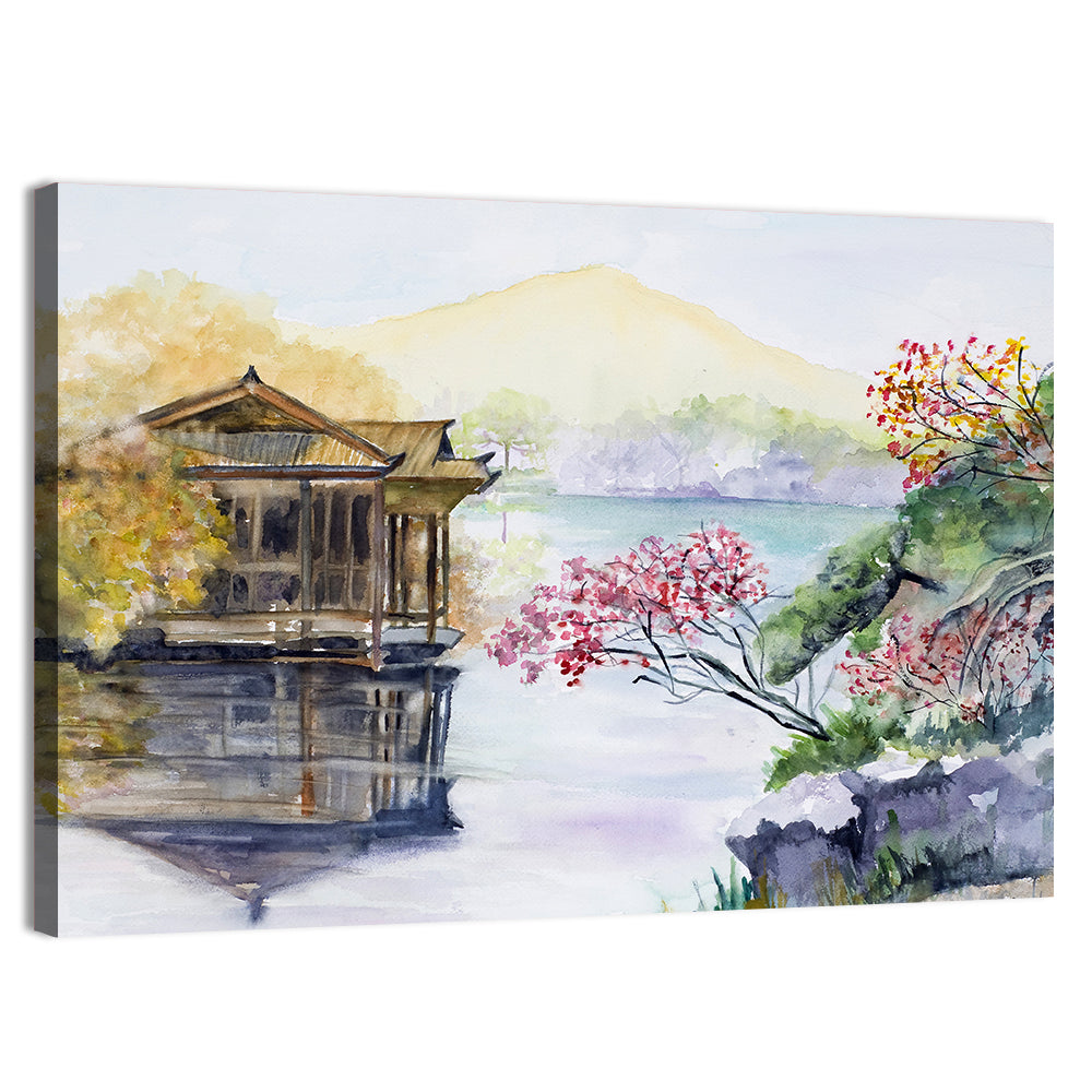 West Lake, Hangzhou Wall Art, canvas print, landscape