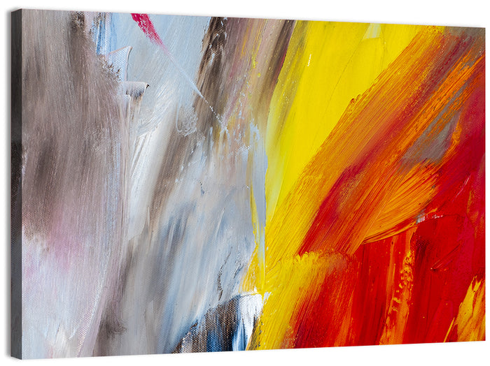 Warm Gray Diptych Texture Wall Art as a canvas print