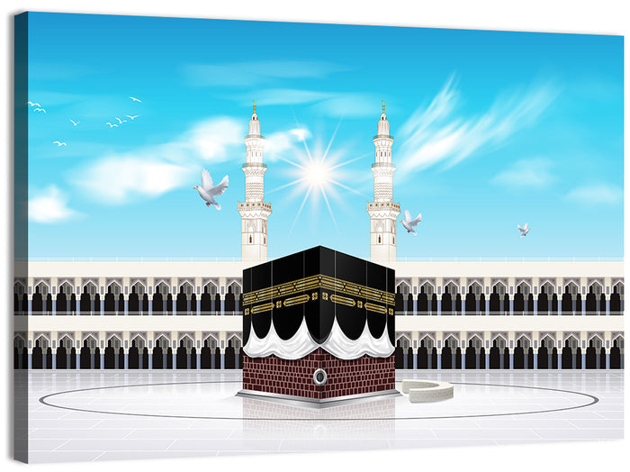 Khana E Kaaba Wall Art as a canvas print