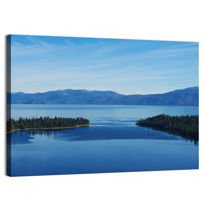 Emerald Bay Vista, Lake Tahoe Wall Art as a canvas print