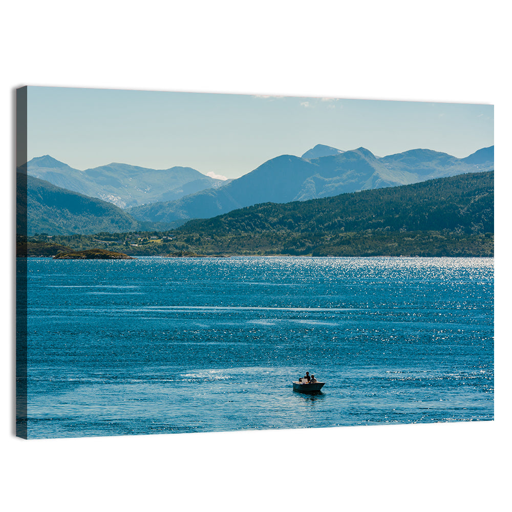 Atlantic View in Norway Wall Art, canvas print, landscape
