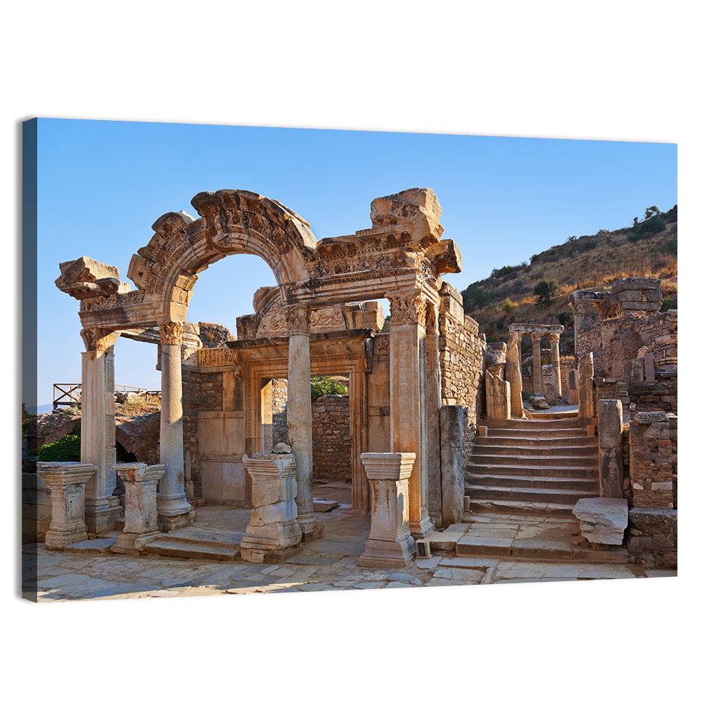 Library of Celsus, Ephesus Wall Art, canvas print, landscape