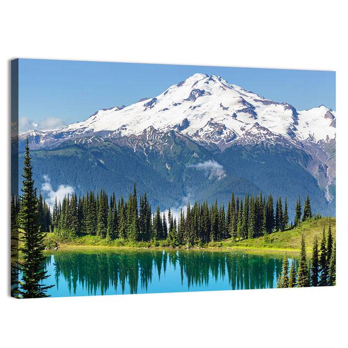 Snow-capped Glacier Peak, Washington Wall Art as a canvas print