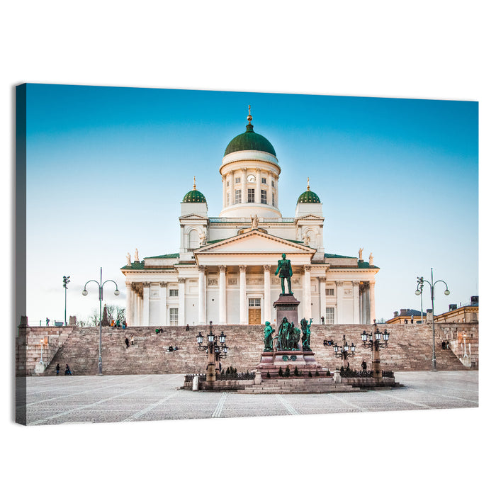 Helsinki Cathedral Wall Art as a canvas print