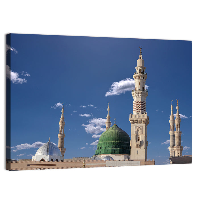 Al-masjid An-nabawi, Medina Wall Art as a canvas print