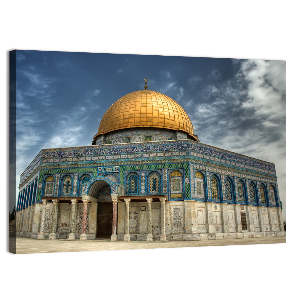 Dome of the Rock, Jerusalem Wall Art, canvas print, landscape
