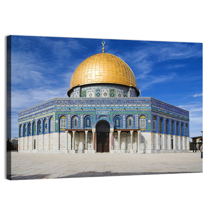 Dome of the Rock, Masjid Al Aqsa Wall Art as a canvas print