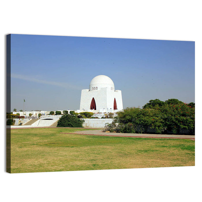Mazar-e-quaid Mausoleum Wall Art as a canvas print