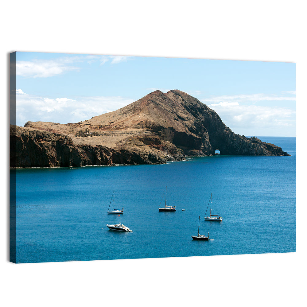 Ponta De Sao Lourenco Cliffs, Portugal Wall Art, canvas print, landscape