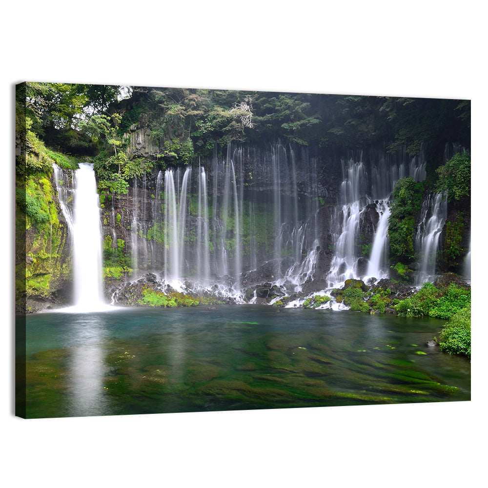 Shiraito Falls Wall Art, canvas print, landscape