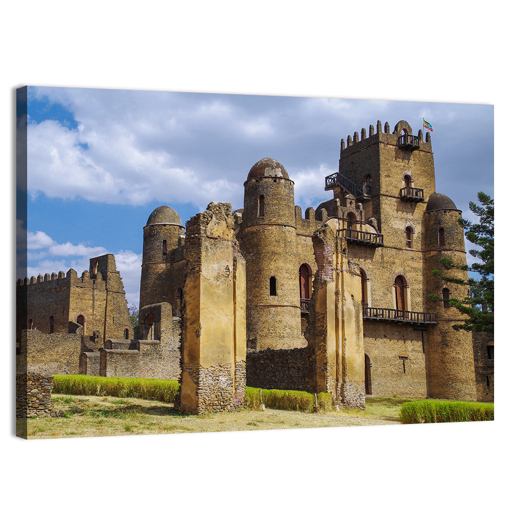 Fasil Ghebbi Fortress, Gondar Wall Art, canvas print, landscape