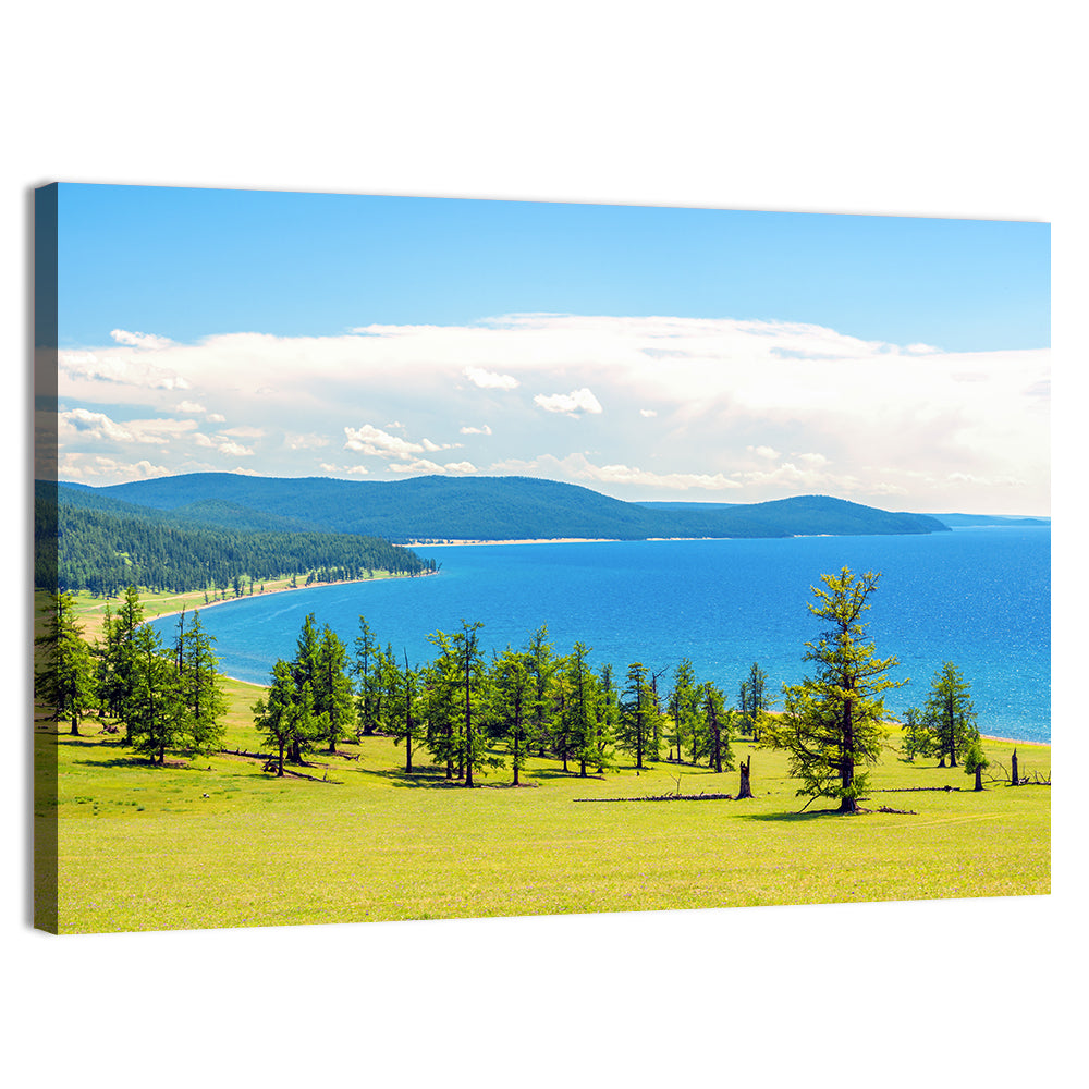 Lake Hovsgol, Mongolia Wall Art, canvas print, landscape