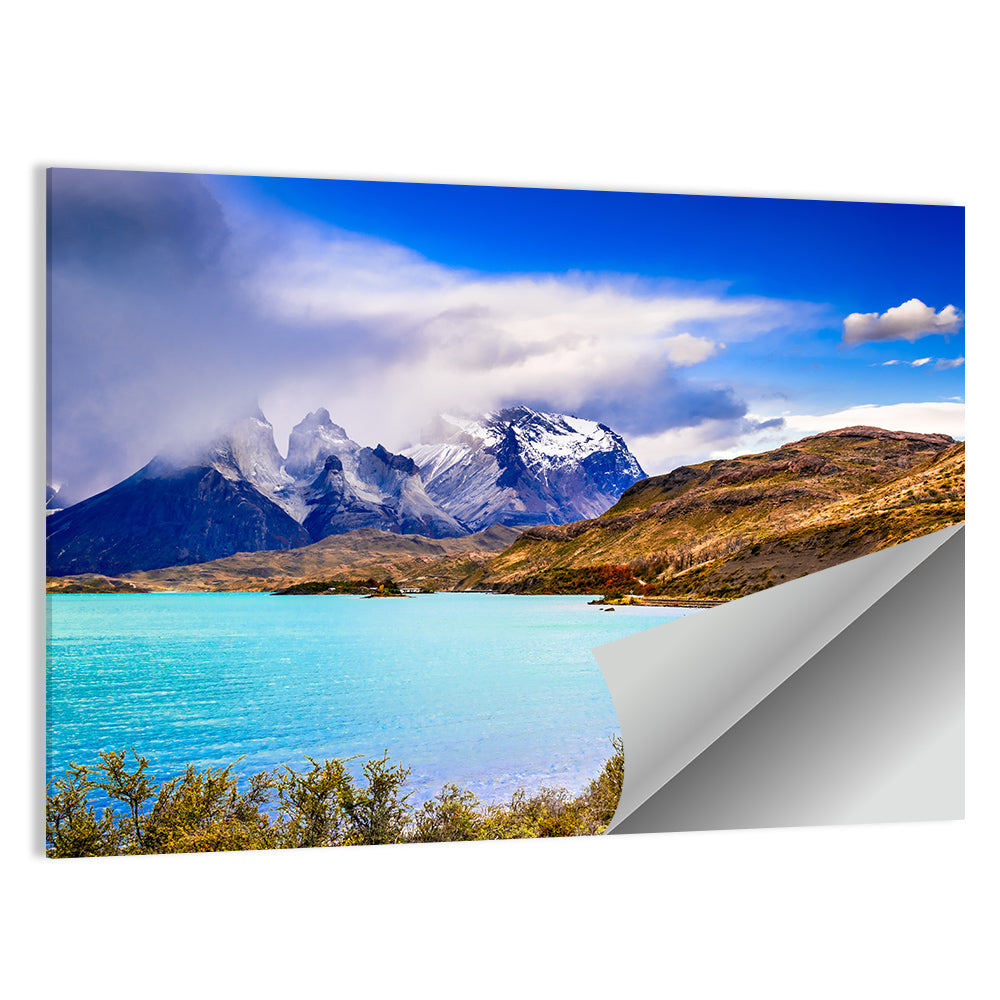 Torres Del Paine Mountain Lake Wall Art