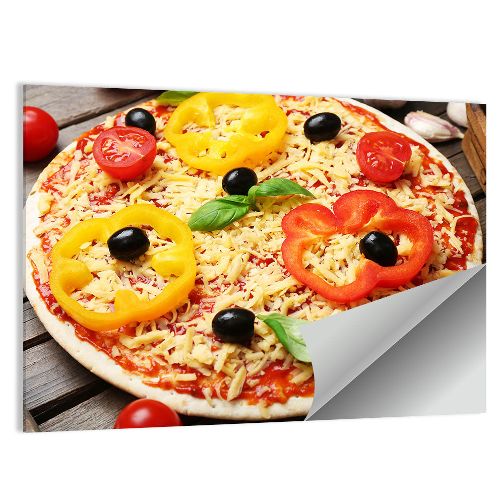 Pizza Ingredients Close-up Wall Art