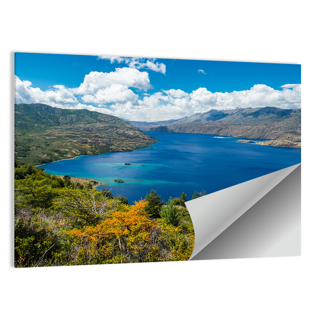 Lake Cochrane Autumn Shore Wall Art