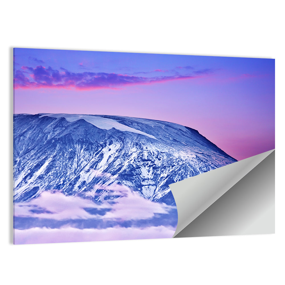 Purple Dusk Over Kilimanjaro Wall Art