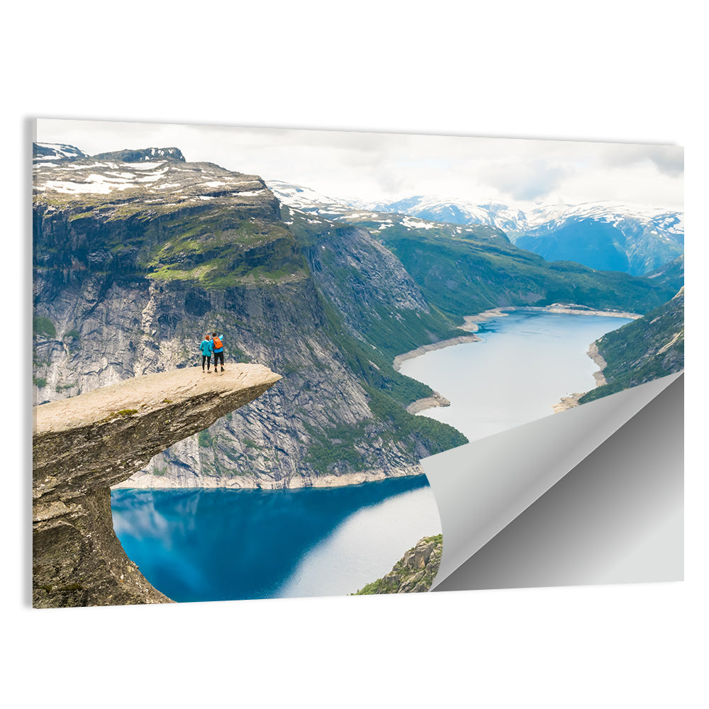 Trolltunga Rock Ledge, Odda Norway Wall Art