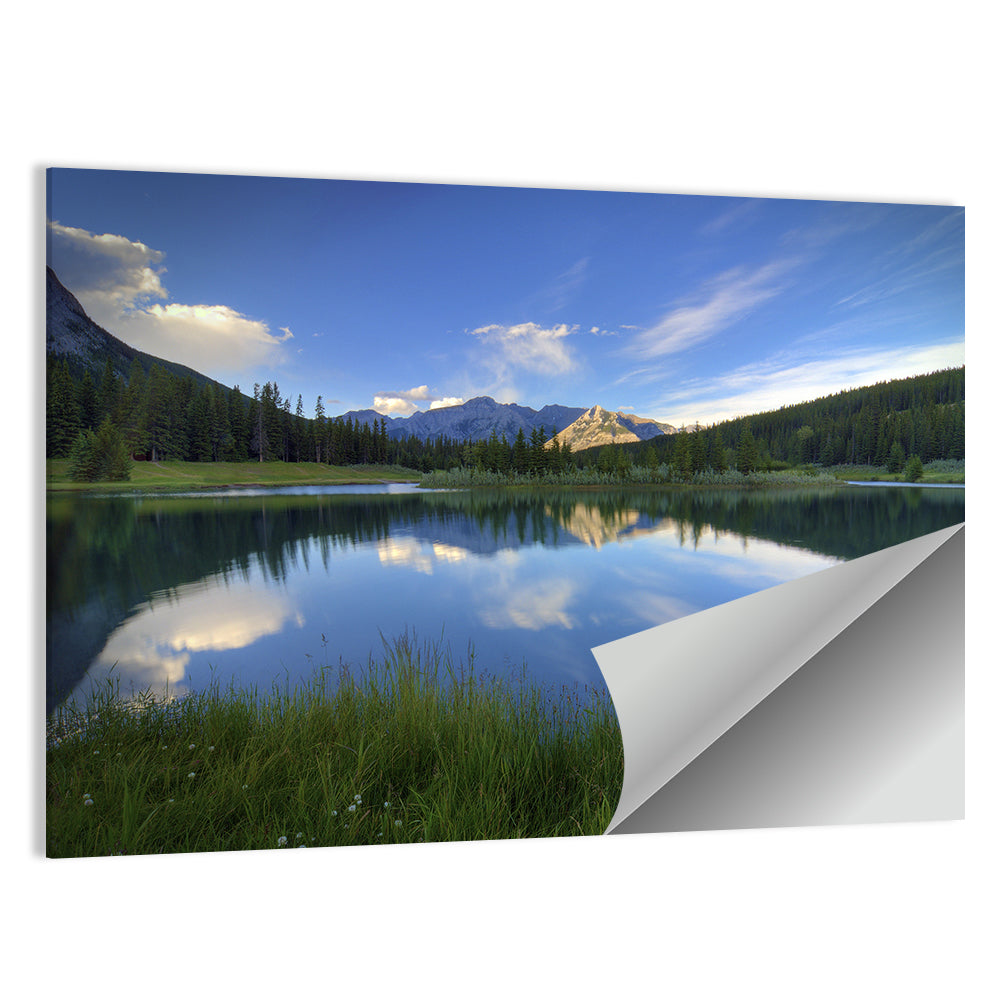 Cascade Ponds Reflection Banff Wall Art