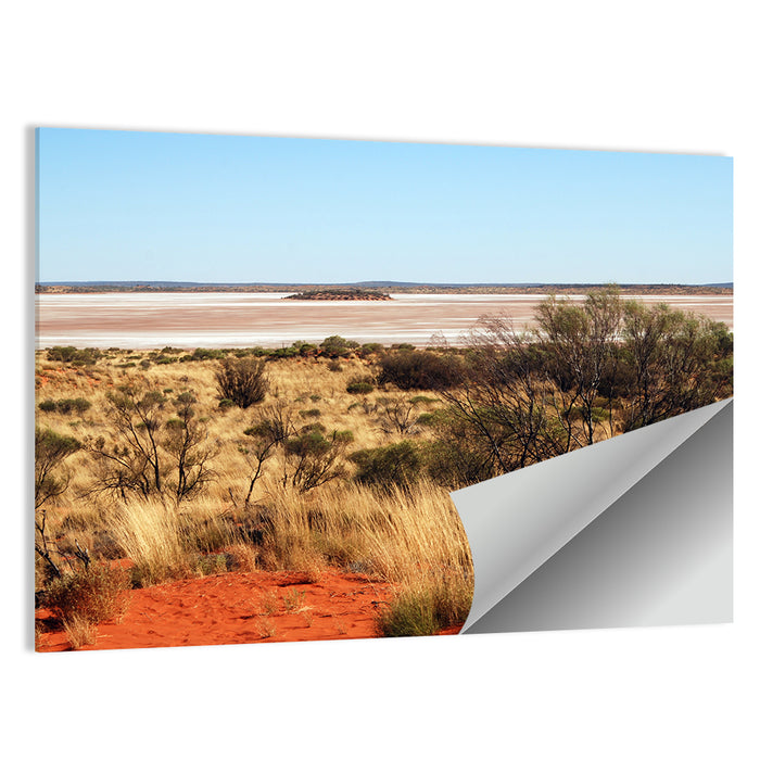 Amadeus Salt Lake Landscape Wall Art as a poster print