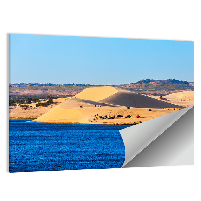 Mui Ne Sand Dunes Wall Art as a poster print
