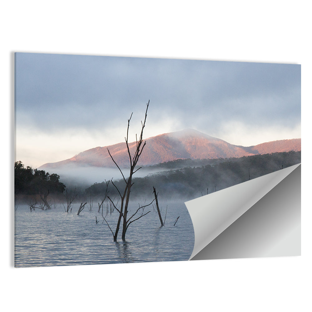 Lake Eildon Morning Mist Wall Art