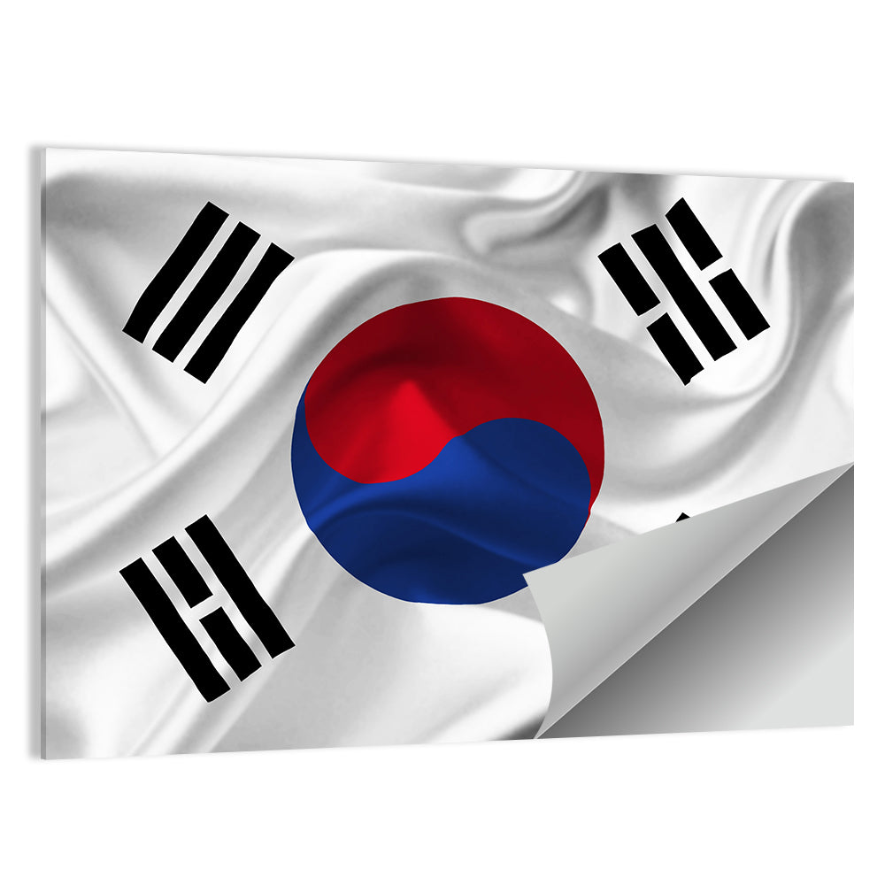 South Korea Taeguk Flag Wall Art
