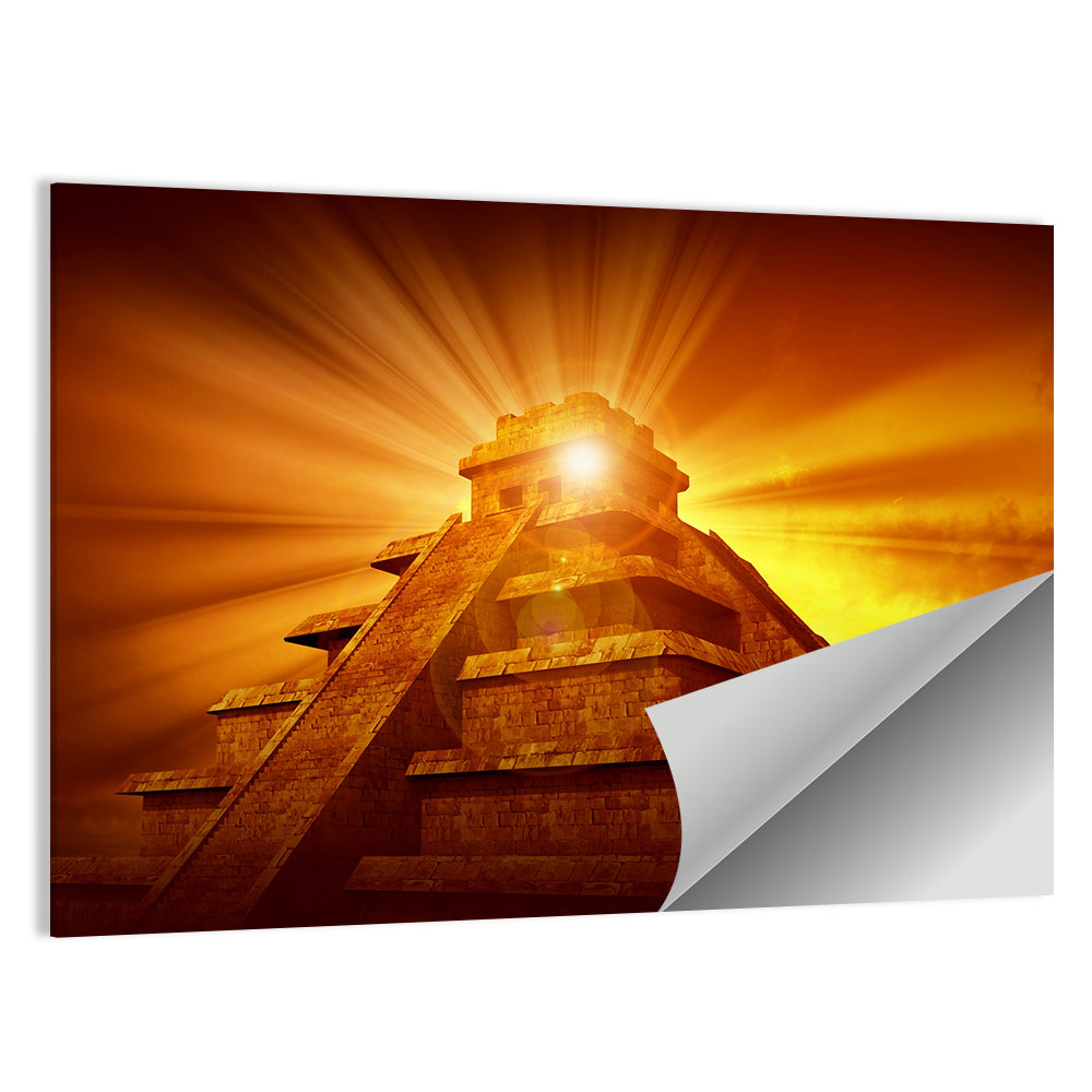 El Castillo Pyramid Chichen Itza Wall Art
