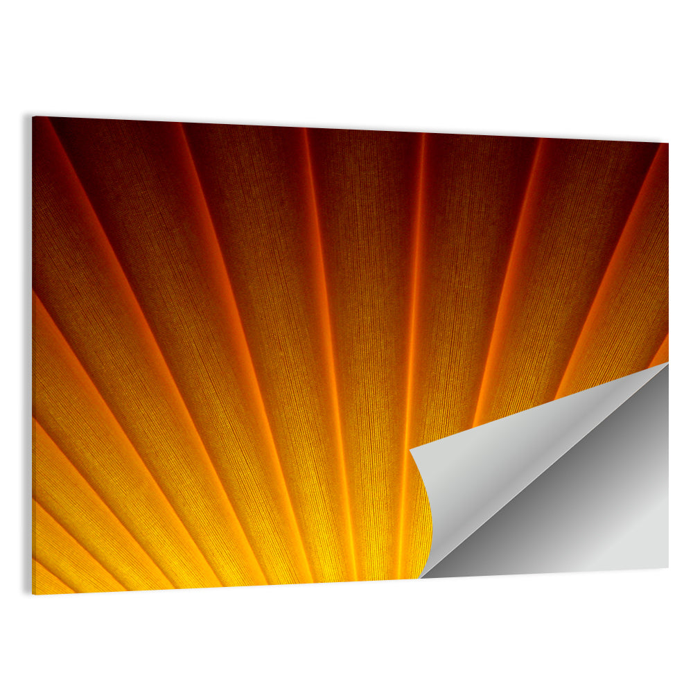 Pleated Sunburst Illustration Wall Art